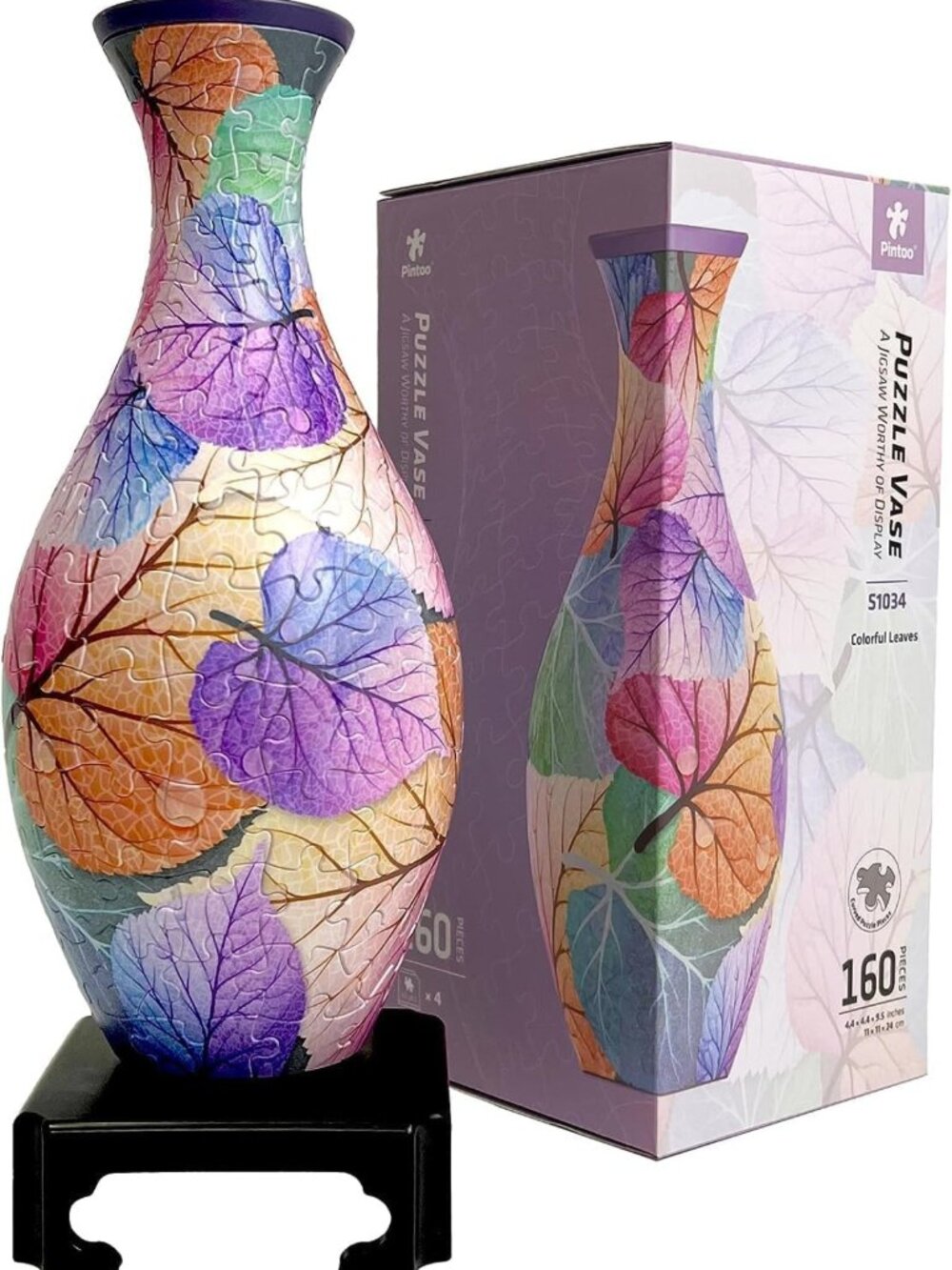3D Puzzle Vase Kit - 160 Curved Pieces for Home Decor & Flower Arrangements